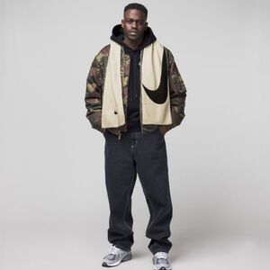 Nike swoosh reversible scarf